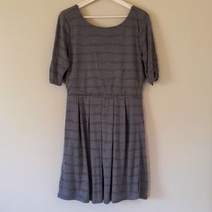 Maurice's Grey Lace Dress Size Large